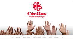 Desktop Screenshot of caritaslugo.es